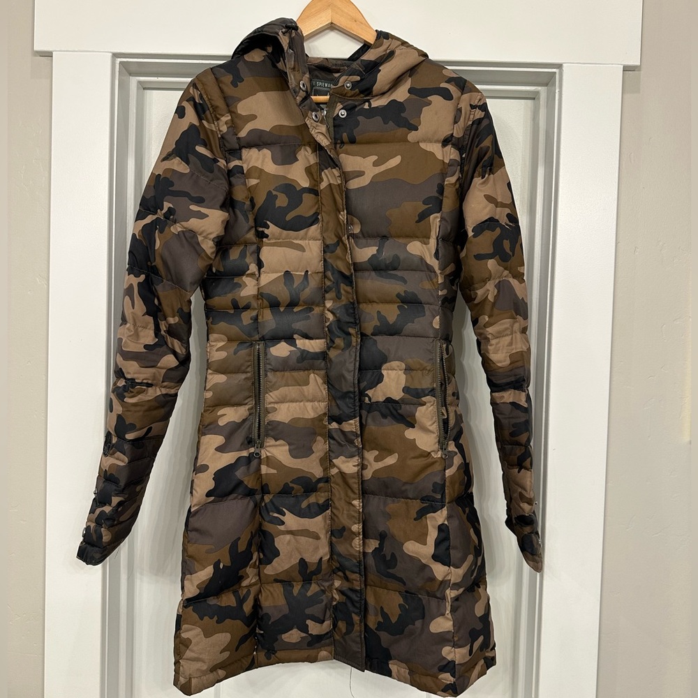 Down-Filled Camouflage Coat - XS - Picture 3 of 12